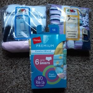 Lot of (19pcs) Girls Camis & Briefs